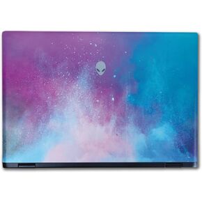 Laptop Skin Compatible with Alienware M16 R2 (2024) - Cotton Candy Sky - Premium 3M Vinyl Protective Wrap Decal Cover - Easy to Apply | Crafted in The USA by MightySkins