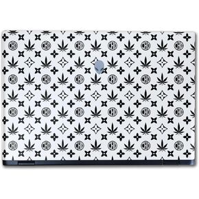 Laptop Skin Compatible with Alienware M16 R2 (2024) - CBD Black - Premium 3M Vinyl Protective Wrap Decal Cover - Easy to Apply | Crafted in The USA by MightySkins