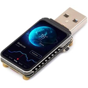 ESP32-S3 Development Board with 1.47inch LCD Screen 172×320 262K Color Display, Support 2.4GHz WiFi & Bluetooth 5, Dual-core Processor up to 240MHz Frequency, Built-in RGB LED