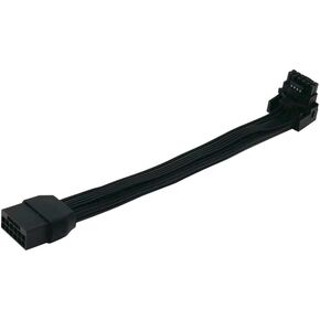 12VHPWR 90° Right Angle Adapter, 16 Pin, Type A, Female to Male Cable, Connects to GeForce RTX 3090Ti, 4070 Ti, 4080, and 4090 GPU