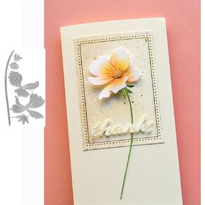 Scrapbooking Die-Cuts, Layer Frame Net Set Metal Cutting Dies for Card Making, Paper Craft Punch Template, Background Embossing Stencils, DIY Album Décor (2 Fish-9.4x9.1cm)
