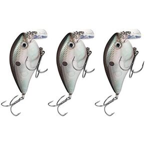 Strike King KVD 2.5 Wake Bait, Green Gizzard Shad, 3 Pack