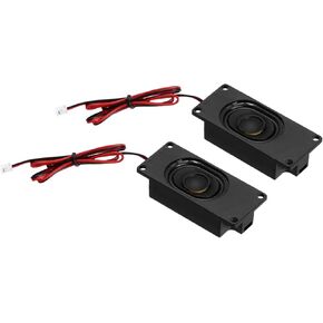 uxcell 6 Pcs 3Watt 8 Ohm Single Mini Speaker Full-Range Mobile Portable Advertising Machine Speaker with Terminal Wire Connector Separating Interface for Small Electronic Projects