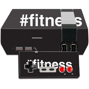 MightySkins Skin Compatible with Nintendo NES Classic Edition – Fitness | Protective, Durable, and Unique Vinyl Decal wrap Cover | Easy to Apply, Remove, and Change Styles | Made in The USA