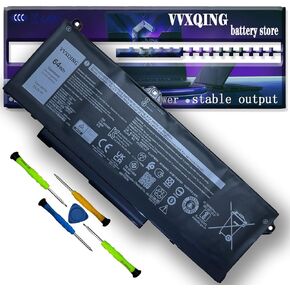 GRT01 Battery Replacement for Dell Latitude 5421 5521 5531 5431 Precision 3561 3571 3470 3581 Series Laptop 00P3TJ 0R05P0 R05P0 05RGW 4-Cells 15.2V 64Wh 4000mAh 4-Cells GRTOI