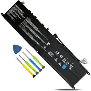 BTY-M6M Battery for MSI GS66 Stealth 10SE 10SF 11UE 11UH GE66 Raider 10UG 11UG GE76 Raider 11UE 11UG 11UH GE76 Dragon Tiamat 11UH WS66 10TM 10TMT 11UMT 11UKT WE76 11UM Creator 15 A11UE A11UH