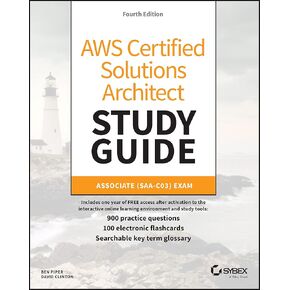 دليل دراسة AWS معتمد على حلول AWS مع 900 أسئلة اختبار التدريب: امتحان Associate (SAA-C03) (دليل دراسة SYBEX)