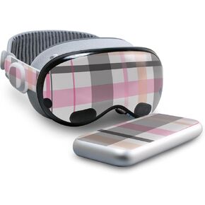 Skin Compatible with Apple Vision Pro - Plaid - Premium 3M Vinyl Protective Wrap Decal Cover - Easy to Apply | Crafted in The USA by MightySkins