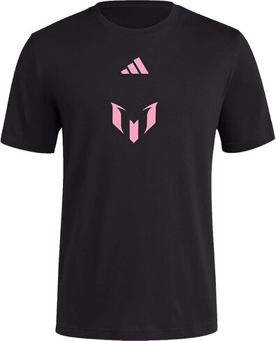 adidas Men's Soccer Messi X Miami Number 10 Tee - Show Your Support for Soccer Superstar Lionel Messi x Inter Miami in Saudi Arabia