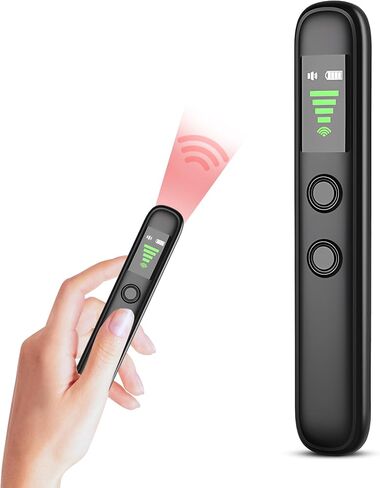Hidden Cameras Detector, Portable Listening Device Detector, Wireless Rechargeable Camera Detector for Travel, Hotels, Home, Office in Saudi Arabia