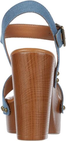Limelight April - Women's Faux Wooden High Heeled Platform Dress Sandals in Saudi Arabia