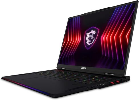 MSI Raider 18 HX Gaming Laptop 18" 120Hz Mini LED 4K Display (Intel i9-14900HX, GeForce RTX 4090 16GB, 128GB DDR5, 2TB PCIe SSD, RGB KB, Fingerprint, 2 Thunderbolt 4, WiFi 7, Win 11 Pro) w/USB-C Dock in Kuwait