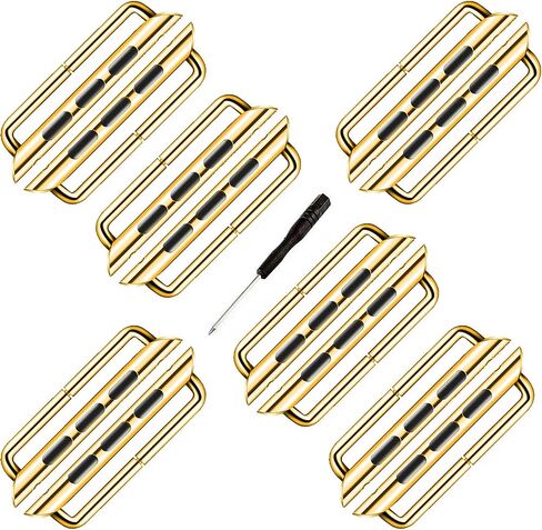 LOOKSEVEN 6 Pairs Watch Strap Connector Stainless Steel Adapter Metal Connection Adapter with Replacement Tool Compatible with iWatch Band 38mm-49mm in Saudi Arabia