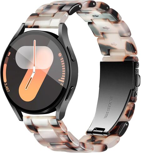 YGTIECS Compatible with Samsung Galaxy Watch 7 FE 6 5 4 40mm 44mm, 5 Pro 45mm, Watch 6 4 Classic 43/47mm 42/46mm, Watch 3 41mm, Active 2 40/44mm, 20mm Soft Resin Replacement Samsung Watch Bands in Kuwait