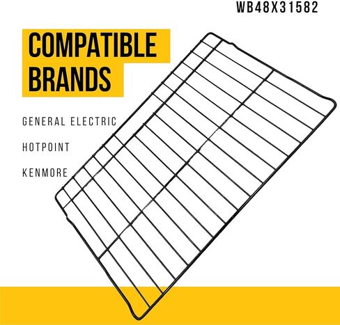Partsbroz WB48x31582 رف الفرن - متوافق مع مجموعة فرن الجدار الكهربائي العام - يحل محل AP6833477 PS12703000 WB48T10114 WB48T10117 WB48X24064 4920819 WB48T10098 WB48T10101022 in Kuwait