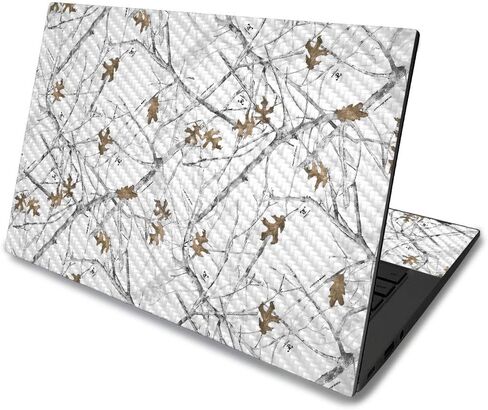 Mayyskins Carbon Carbon Skin for Asus Chromebook C425 14 "(2019) - Camo Black | Protection و Date Sended Carbon Fiber | يسهل تطبيقه وإزالته وتغيير الأنماط | مصنوعة في الولايات المتحدة الأمريكية in Kuwait