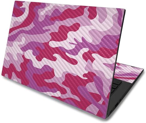 Mayyskins Carbon Carbon Skin for Asus Chromebook C425 14 "(2019) - Camo Black | Protection و Date Sended Carbon Fiber | يسهل تطبيقه وإزالته وتغيير الأنماط | مصنوعة في الولايات المتحدة الأمريكية in Kuwait