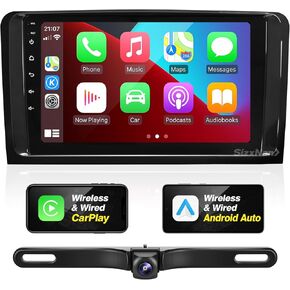 for Mercedes-Benz GL ML Class GL450 ML350 ML450 ML500 W164 X164 Radio Compatible with Wireless Carplay Android Auto,Car Stereo Bluetooth Navigation GPS WIFI FM/AM 8 Core Touchscreen Head Unit