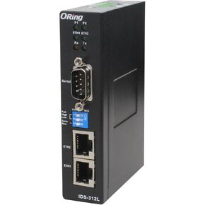 IDS-312L Serial-to-Ethernet Modbus Gateway, 2 10/100 Ethernet, RS232/422/485, DB9