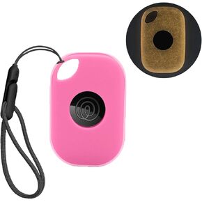 Case for Tile by Life360 Pro (2024),Silicone Protective Cover(with Carabiner + Lanyard) Drop-Proof,Scratch-Proof,Shock-Proof,Protective Case for Tile Pro 2024 RE-61011 （Fluorescent Pink