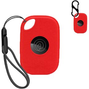 Case for Tile by Life360 Pro (2024),Silicone Protective Cover(with Carabiner + Lanyard) Drop-Proof,Scratch-Proof,Shock-Proof,Dust-Proof,Protective Case for Tile Pro 2024 RE-61011(Red)
