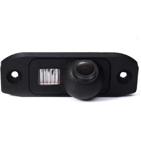 HD 1280 * 720 Pixel Vehicle License Plate Reverse Backup Camera Parking Camera Replacement for Volvo S80 SI40 XC60 S40 C70 S80L S40L S80 S60L S40L XC90 S80L S40L V40 V50(No.V7898=2 Screw Holes)