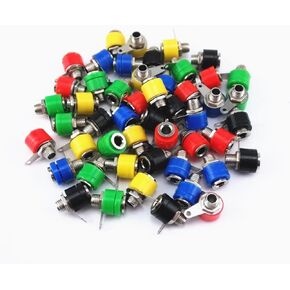 Honbay 50pcs 4mm Banana Jack Socket Plug Connector