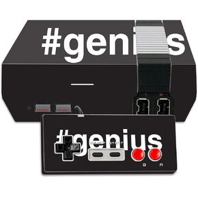 MightySkins Skin Compatible with Nintendo NES Classic Edition – Genius | Protective, Durable, and Unique Vinyl Decal wrap Cover | Easy to Apply, Remove, and Change Styles | Made in The USA