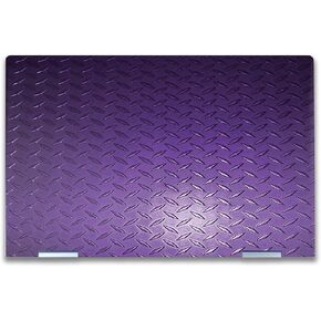 Laptop Skin Compatible with HP Envy x360 14" (2023) - Purple Diamond Plate - Premium 3M Vinyl Protective Wrap Decal Cover - Easy to Apply | Crafted in The USA by MightySkins