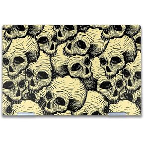 Laptop Skin Compatible with HP Envy x360 14" (2023) - Inked Skulls - Premium 3M Vinyl Protective Wrap Decal Cover - Easy to Apply | Crafted in The USA by MightySkins