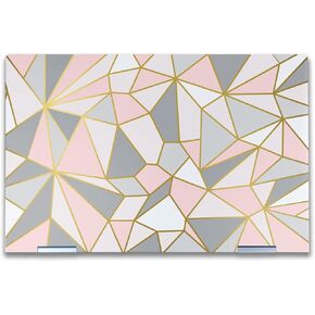 Laptop Skin Compatible with HP Envy x360 14" (2023) - Rose Gold Polygon - Premium 3M Vinyl Protective Wrap Decal Cover - Easy to Apply | Crafted in The USA by MightySkins