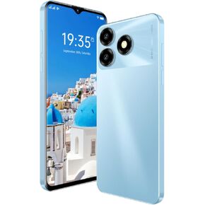 6.52inch Screen，H91，Android Smartphone，4GBRAM+64GBROM/TF256GB，Supports Dual SIM Card US 4G LTE，18W Fast chargin，5MP+13MP，Unlocked Phone (3, Blue)