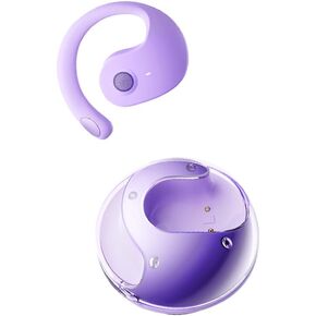 Ball Shape Wireless Earbuds Bluetooth Headphones TWS Gaming On Ear Earphones - Low-Latency with charging case Bluetooth Headset Suitable for Gamers/Runners/Fitters/Sport for iPhone Android Purple