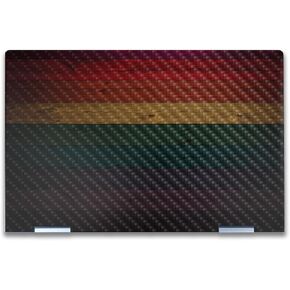 Carbon Fiber Laptop Skin Compatible with HP Envy x360 14" (2023) - Wood Style - Premium 3M Vinyl Protective Wrap Decal Cover - Easy to Apply | Crafted in The USA by MightySkins