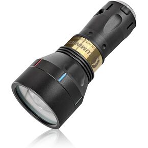 LUMINTOP Thor II V2.0 LEP Flashlight - 1700m Long-Range Beam, Tail Switch, Compact Rechargeable Powered Light