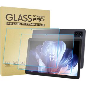 (for EM101A Tablet) Transwon 2PCS Tempered Glass Screen Protector for Apolomedia ApoloSign Maxsignage EM101A Tablet 10.1/ A55 A5502 Tablet/Plimpton P8 Pro 10/ CONSUNG N101B/ Tibuta E200/ Trayoo Y105
