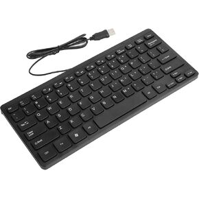 01 Mini Keyboard, Convenient Extra-Long Cable USB Keyboard USB Interface Strong Impact Resistance for Home for Office