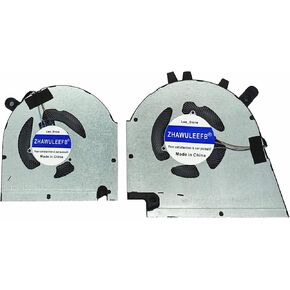 New Compatible CPU + GPU Cooling Fan for DELL Inspiron 15 Plus (7510) 0GJN2R 0CNNWF EG50050S1-C130-S9A EG50050S1-C120-S9A DC5V 0.4A 0.41A
