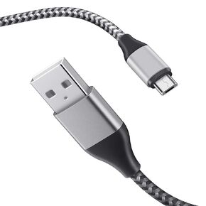 TPLTECH Cable for Charging Alpha Series Camera Data Sync&Charging Micro USB Cable Compatible with Sony Models A6000 A5000 A5100 A6300 A6500 a77II a7IIK a99II and Other Micro Port Devices 2Pack