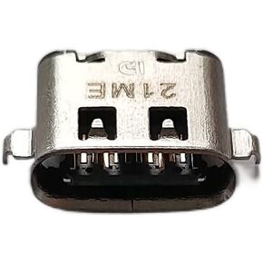 USB Type-C Charging Port DC Power Jack Socket Connector for Lenovo T480 T485 T580 L480 L580 EL480 EL580 L490 L590 P52S, L14 Gen 1st, L15 Gen 1st