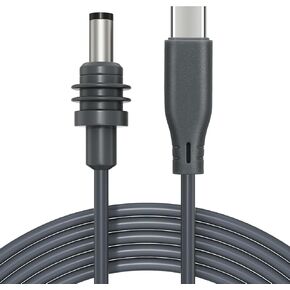 Biupky 10FT/3M Starlink Mini USB C to DC Power Cable, 100W Input USB Type C to DC Cable, DC Power Cable Direct to USB-C for Starlink Mini Work with 100W+ PD Source Waterproof 18AWG