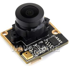 IMX335 5MP USB Camera (B) for Raspberry Pi 5/Jetson Orin Kit 2K Video Recording 175° Wide Angle Better Sensitivity in Low-Light Condition Wide Dynamic Range USB2.0 Port