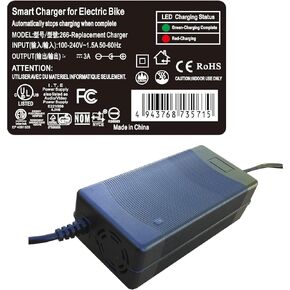 3 Amps Smart Charger Compatible with Jetson OTG Elite Electric Bike