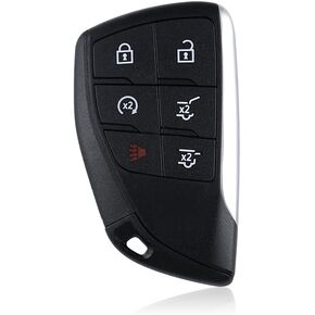 AUBUDU fit for 2022 GMC Suburban/Tahoe/Yukon Smart Key Remote Key Fob 433MHz 49 Chip 5+1 Buttons SUV FCC ID: YG0G21TB2