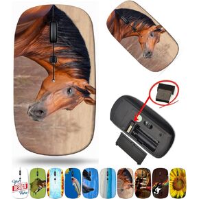 maizi Wireless Mouse White for PC Computer Chromebook Notebook, Wireless Mice White Image ID: 29129260 Chestnut Horse Head a 2.4G USB Receiver Portable Made in USA