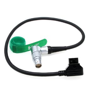 Power Cable for Atomos NEON 24 17 31" Monitor Recorder, V-Mount Battery to 6 pin Right Angle Female 50cm