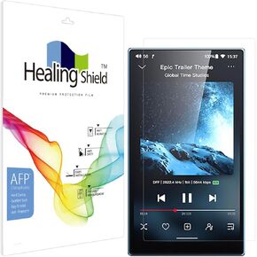 Healing Shield Screen Protector for FiiO JM21, Clear Oleophobic Coating LCD Guard Film JM21-Clear