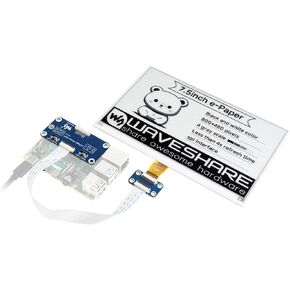 7.5inch E-Ink Display HAT Compatible with Raspberry Pi 5/4B/3B+/Zero/Zero W/Zero 2W/Pico/Pico W/Pico 2/Pico 2W/Jetson Nano, 7.5" E-Paper HAT 800×480 Resolution SPI Interface, Black White Two-Color