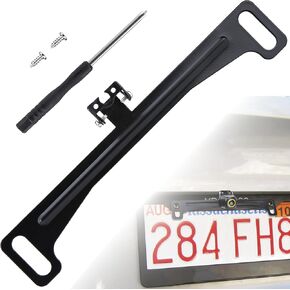 Backup Camera License Plate Mount, Rear Camera Back up Bracket, Universal Car Dash Cam Mirror Mount, Camera Mounting Deflector, Automotive Exterior Accessories, Front License Plate Bracket No Drill