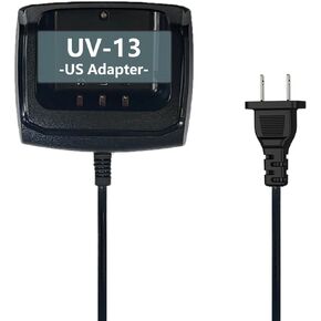 BAOFENG UV-13 Charger Base US Adapter for UV-13 Pro Radio Accessories DC8.4V for TYT UV88 UV99 Walkie Talkie with LED Indicator P15UV Charger Dock